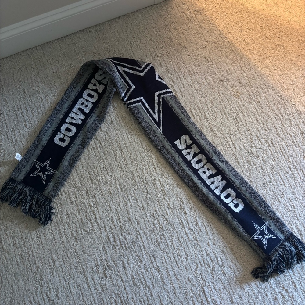 Dallas Cowboys Navy and Gray Scarf